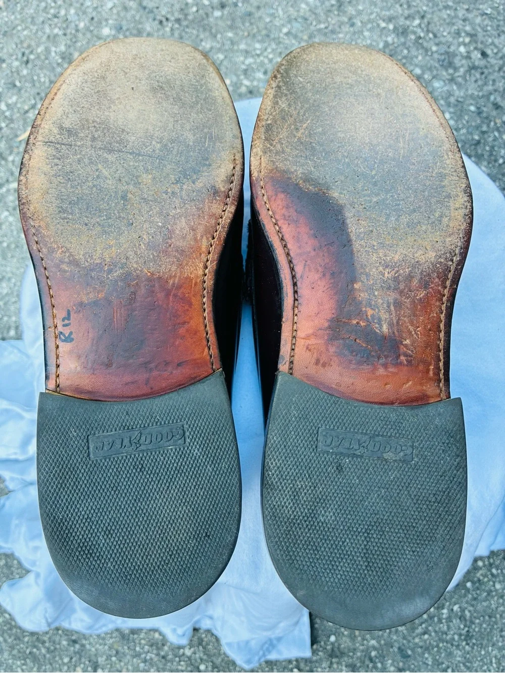 Hanover Burgundy Penny Loafers, Size 10.5
